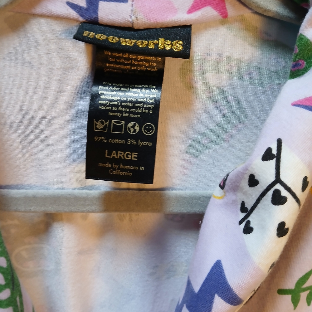Colorful Animal Print Jumpsuit - Lavender - Picture 5 of 6